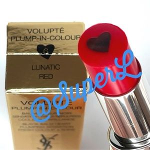 NEW YSL Yves Saint Laurent Volupté Plump-in-Colour Lipstick shade 6 Lunatic Red